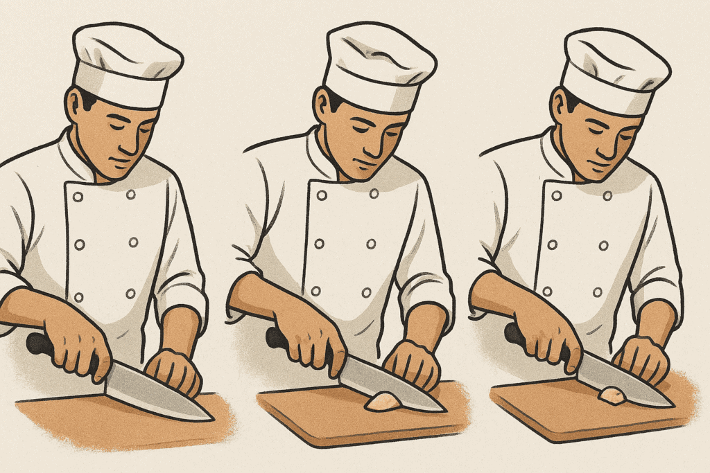Técnicas de cuchillo principiante