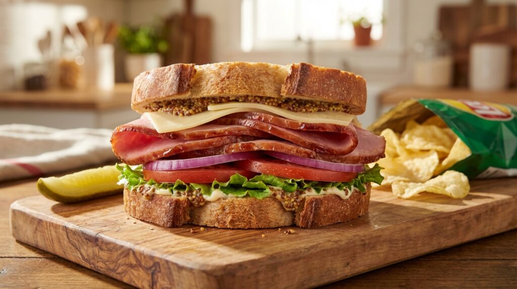 Sandwich de jamon